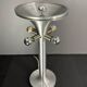 Midcentury space age large glass mushroom table lamprey Temde, 1960s
