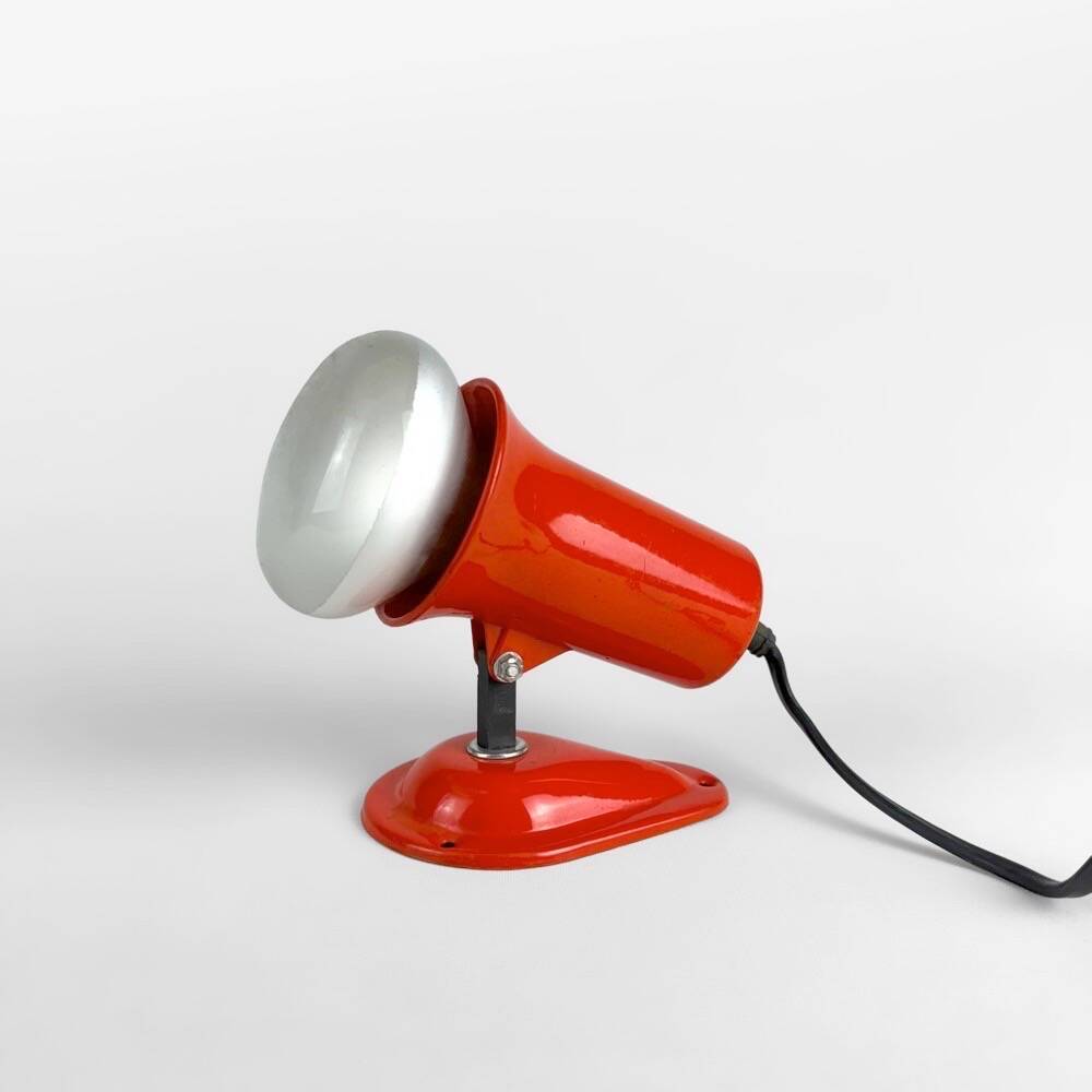 Lita orange wall spotlight from the 70s