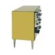 Italian Cabinets Made of Golden Murano Glass Mirror and Brass, Contemporary