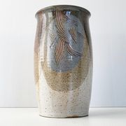 Vase en grès vintage 1970