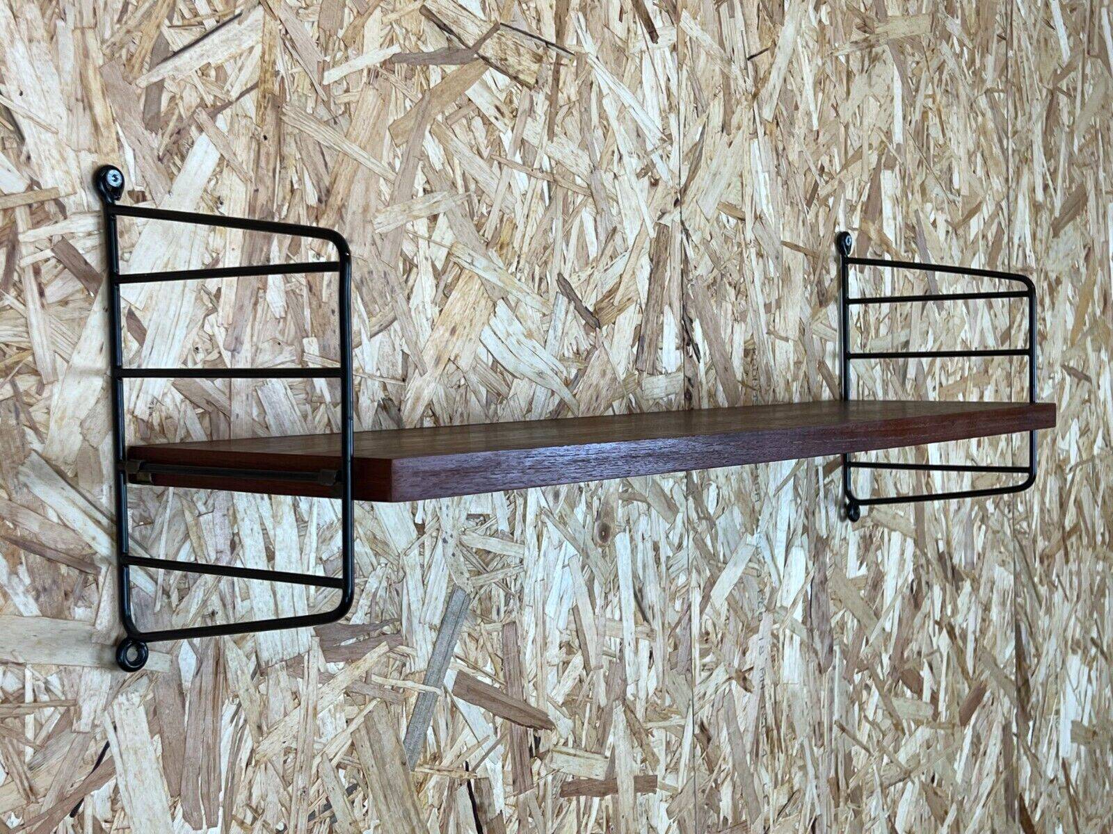60s 70s teak string shelf module by Kajsa & Nils “Nisse” Strinning Sweden 60s