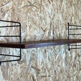 60s 70s teak string shelf module by Kajsa & Nils “Nisse” Strinning Sweden 60s