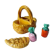 Condiment service slurry basket saliere mustard style vallauris