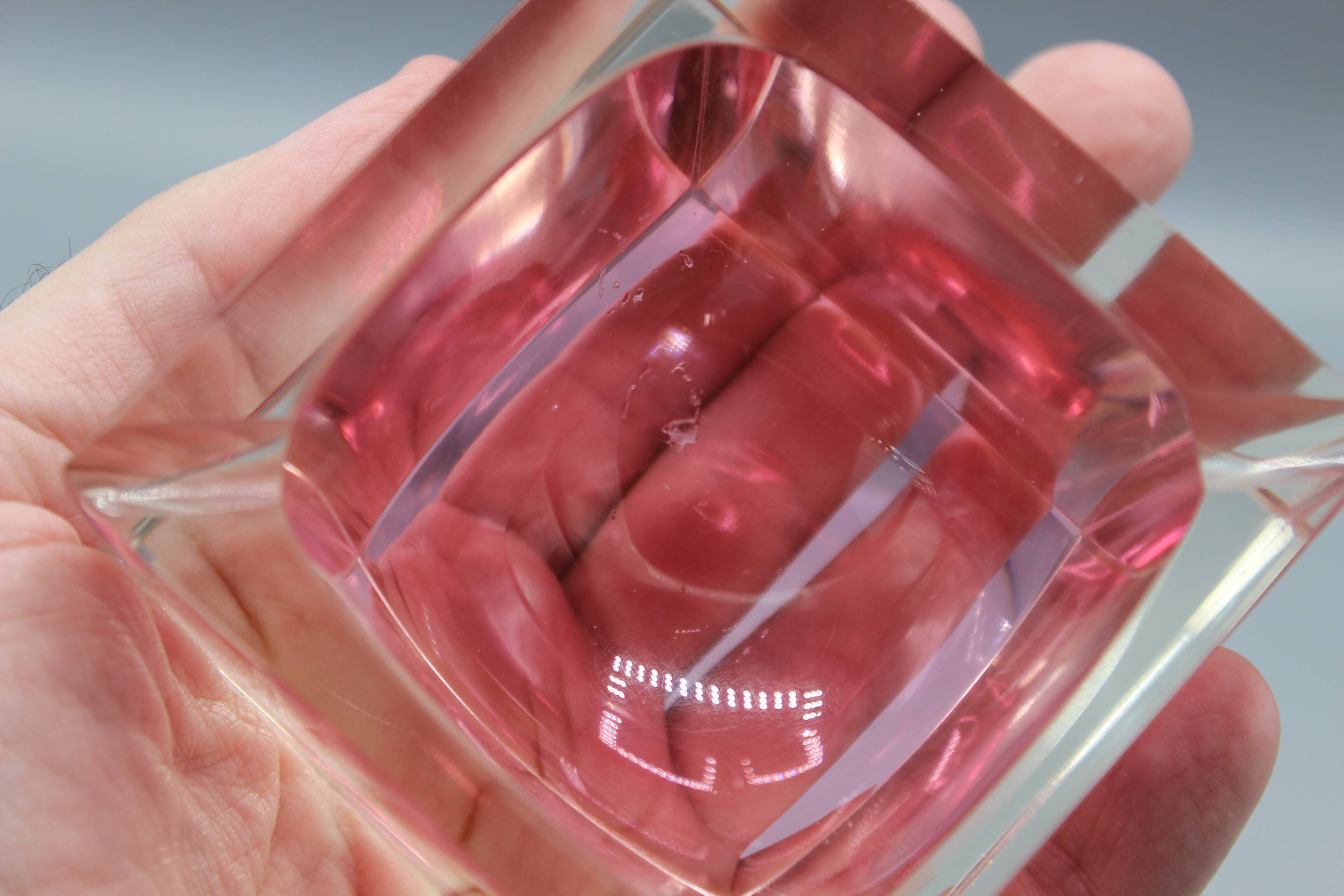 Vintage ashtray sommerso murano glass flavio poli seguso italy 1970