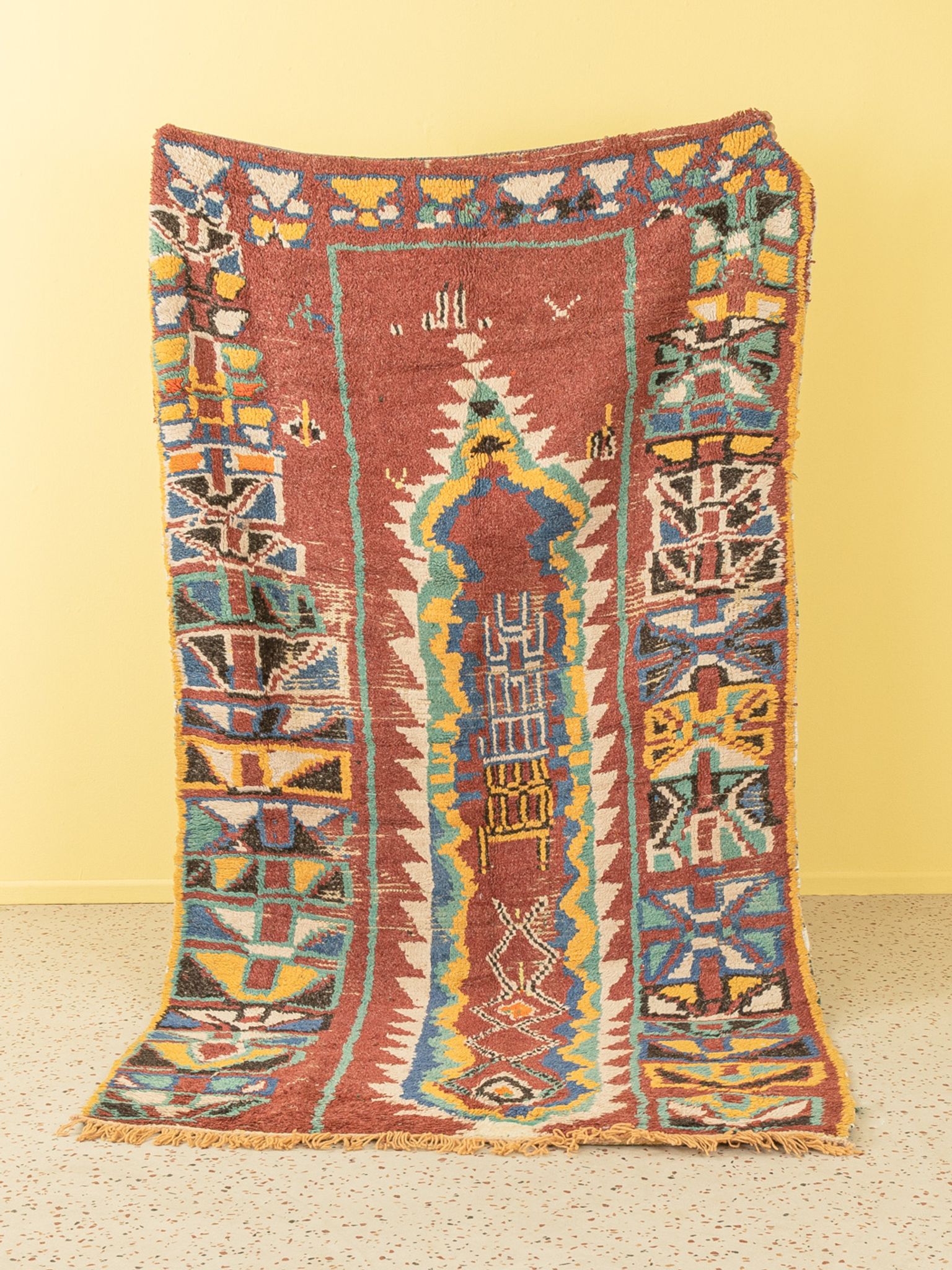 Azilal vintage, tapis berbère, 138 x 260