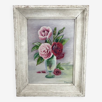 Still life bouquet of rose 1947