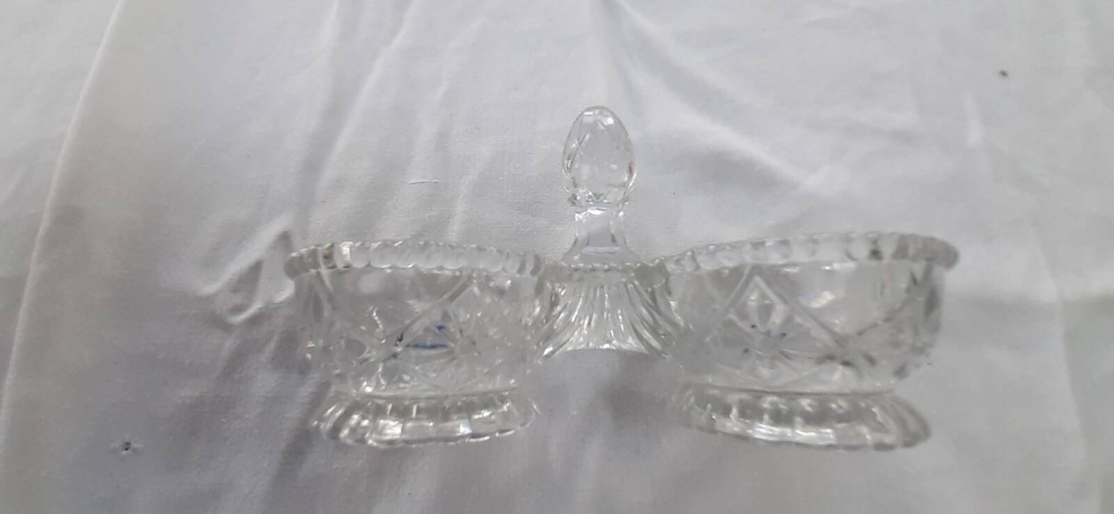 Old salt and pepper shaker signed portieux