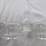 Old salt and pepper shaker signed portieux