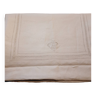 Tablecloth early 20th century monogram AC large size