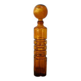 Amber carafe from Empoli from the 1960s - Quatrefoil