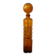 Amber carafe from Empoli from the 1960s - Quatrefoil