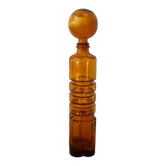 Amber carafe from Empoli from the 1960s - Quatrefoil