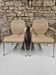 Pair of vintage 1970s Sedus bouclette wool armchairs