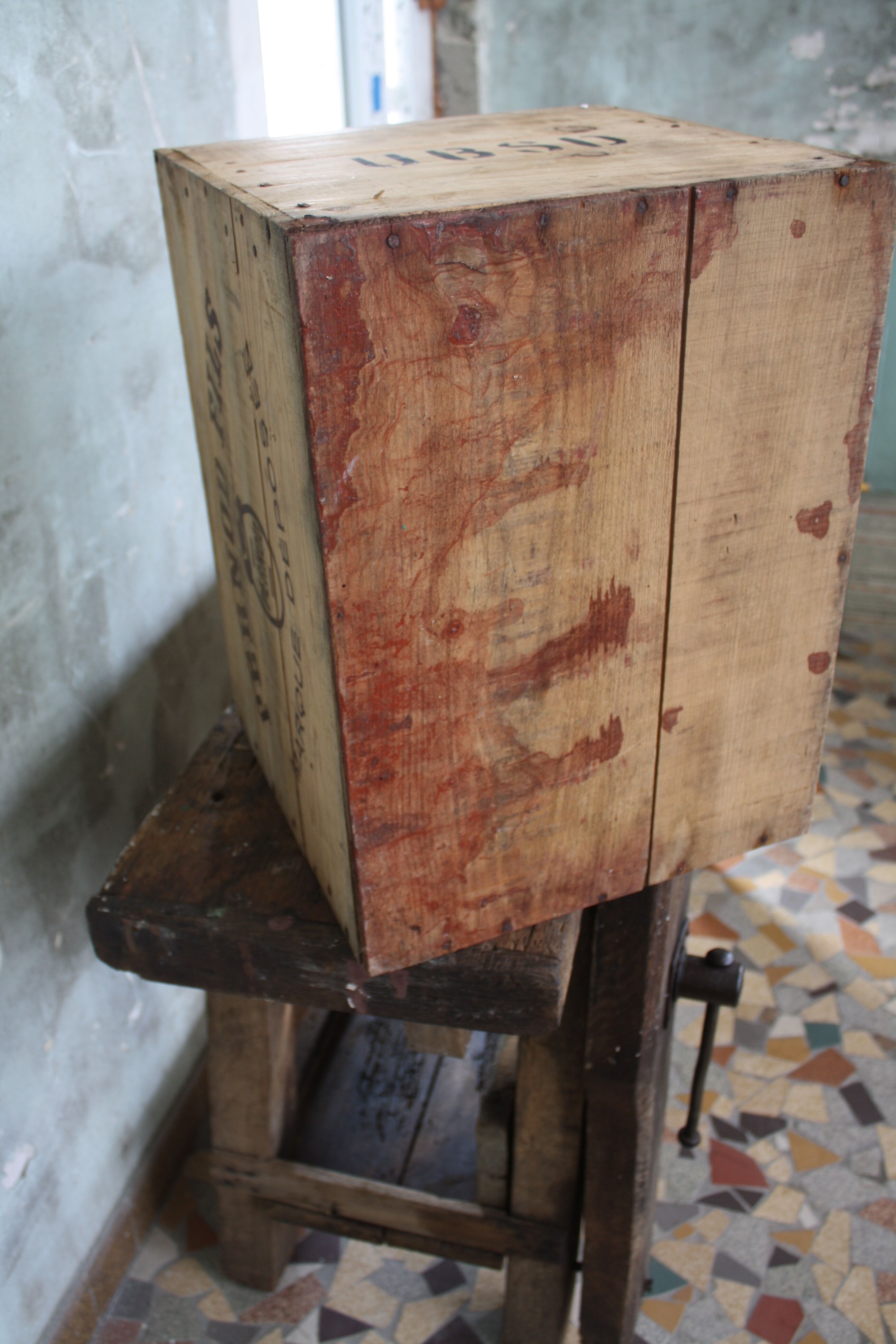 Pernod Fils wooden crate