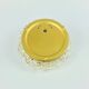 Large Mid-Century Amber Bubble Glass Ceiling Light by Helena Tynell, 1960s