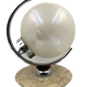 Murano glass spherical table lamp, Mazzega Italy 1970s