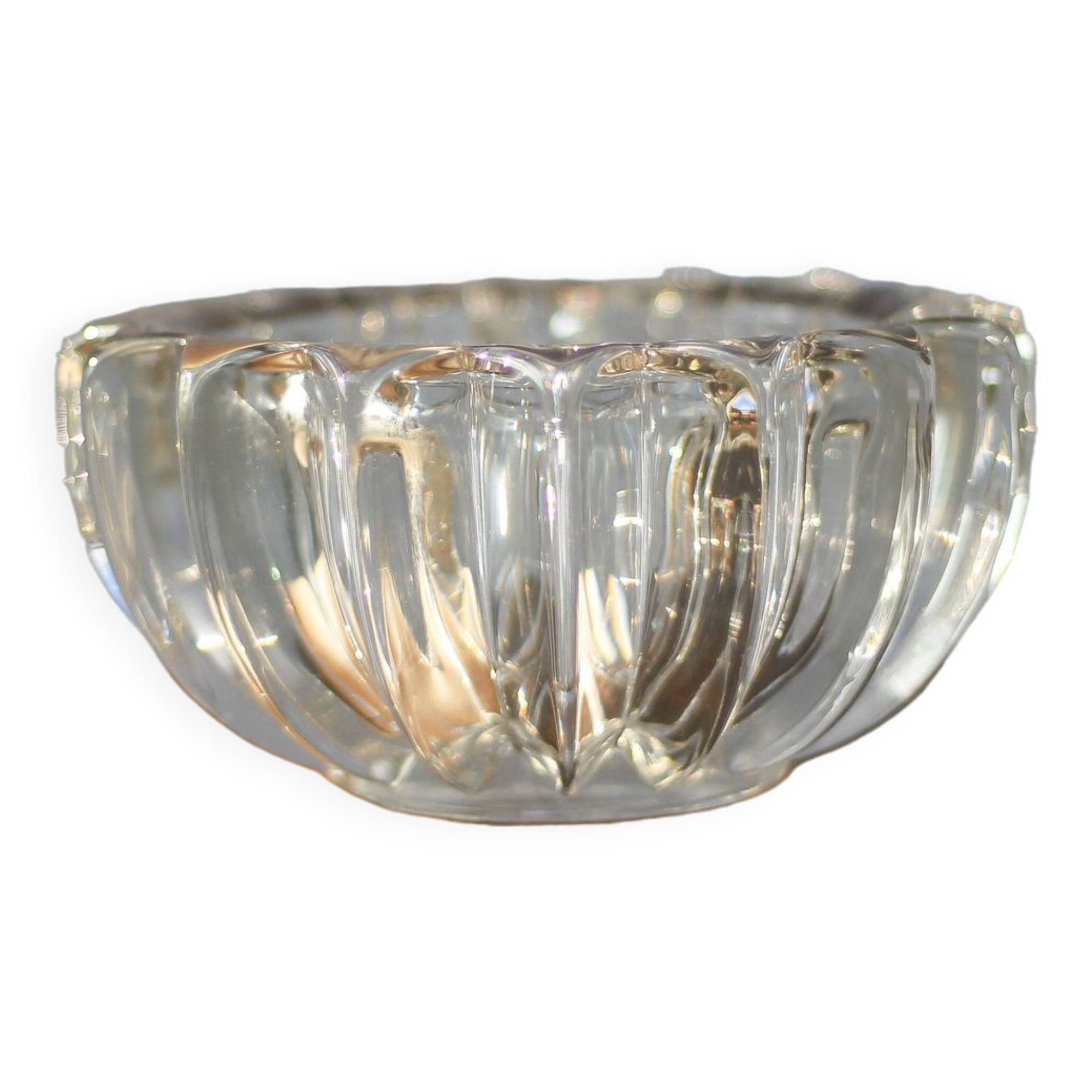 Pierre d'Avesn pocket tray, art deco molded glass bowl, collection, made in France, interior decoration