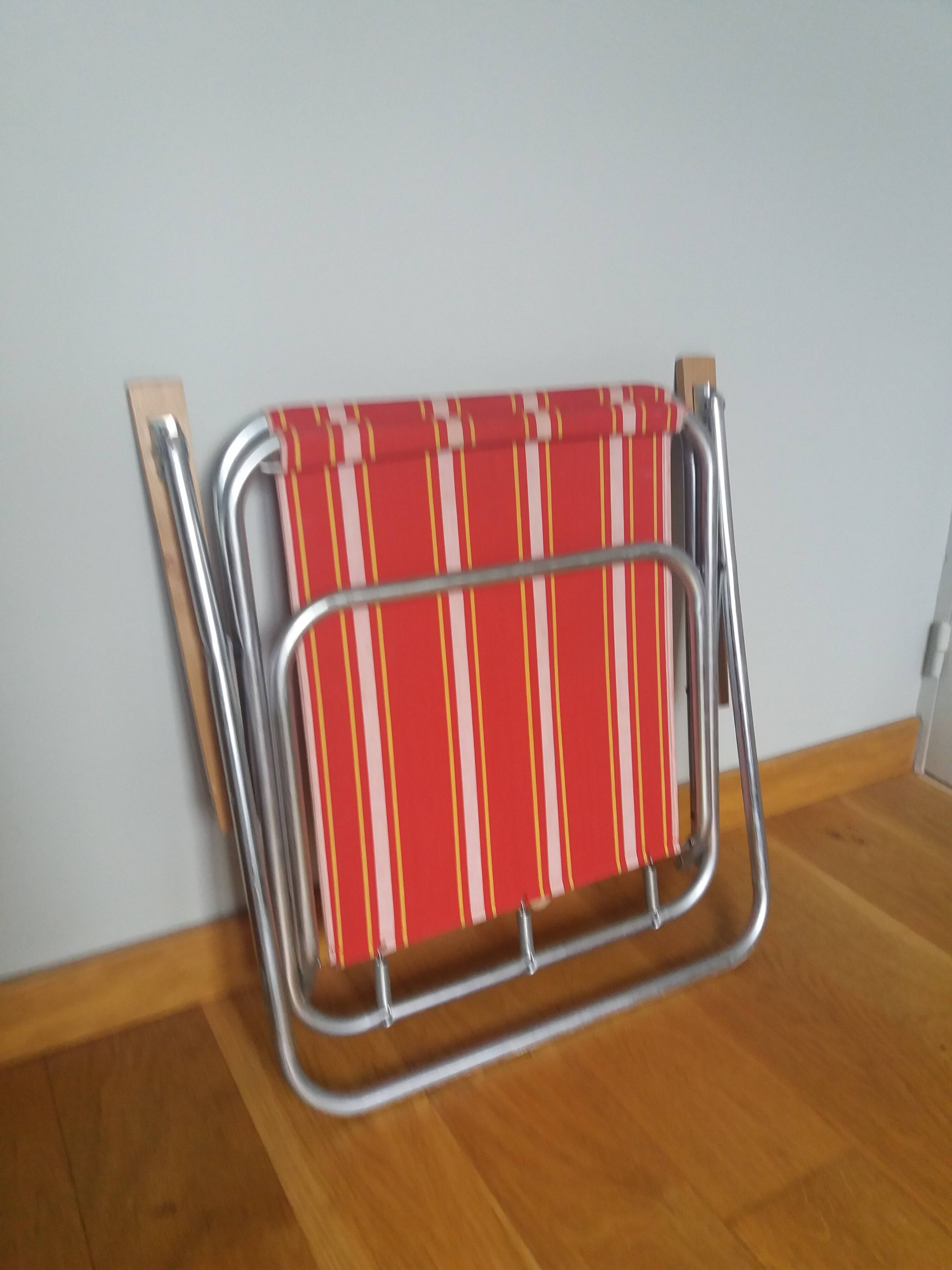 Folding garden or camping armchair