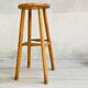 Tabouret haut vintage esprit chalet