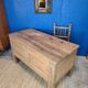 Bureau vintage vers 1920, table de ferme
