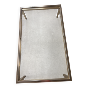 Table laiton / Verre design Pierre Vandel Paris