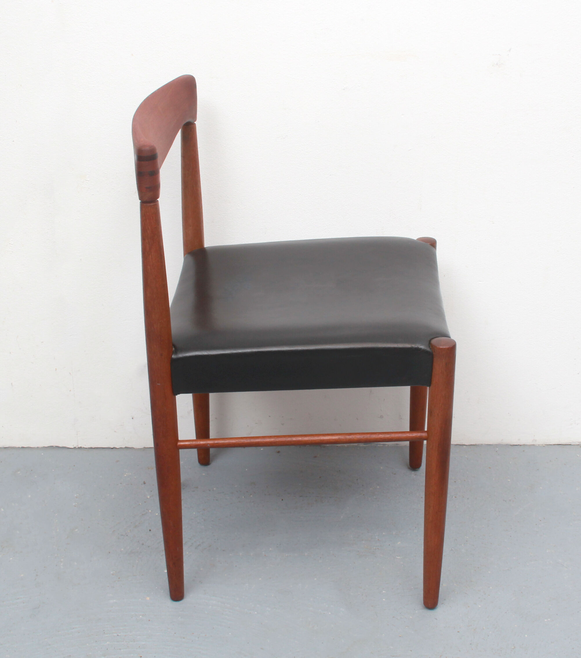 1960s dining chair in teak by H.W. Klein Bramin