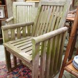 Pair of garden chairs