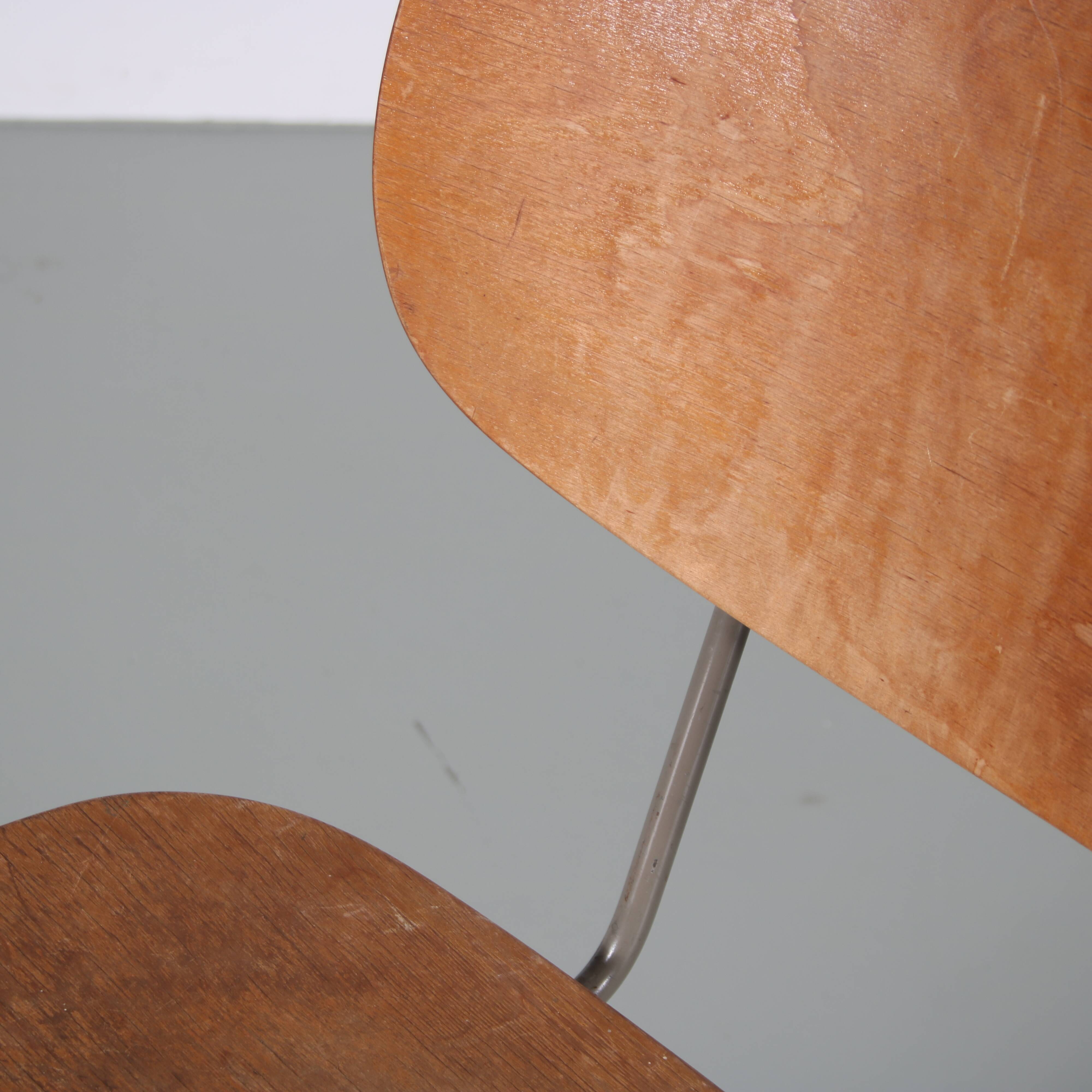 “116” Dining chairs by Wim Rietveld for Gispen, Netherlands, 1950