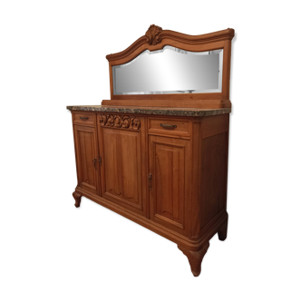 Sideboard with marble and mirror
