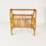 Mid Century Bamboo Newspaper Holder, Germany, 1960s