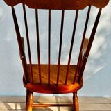 1960 solid wood rocking chair