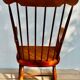 1960 solid wood rocking chair