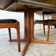 Round Extendable Table, Denmark 1960s/1970s, Mid-C, Vintage