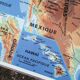 Ancienne carte MDI États-Unis USA vintage