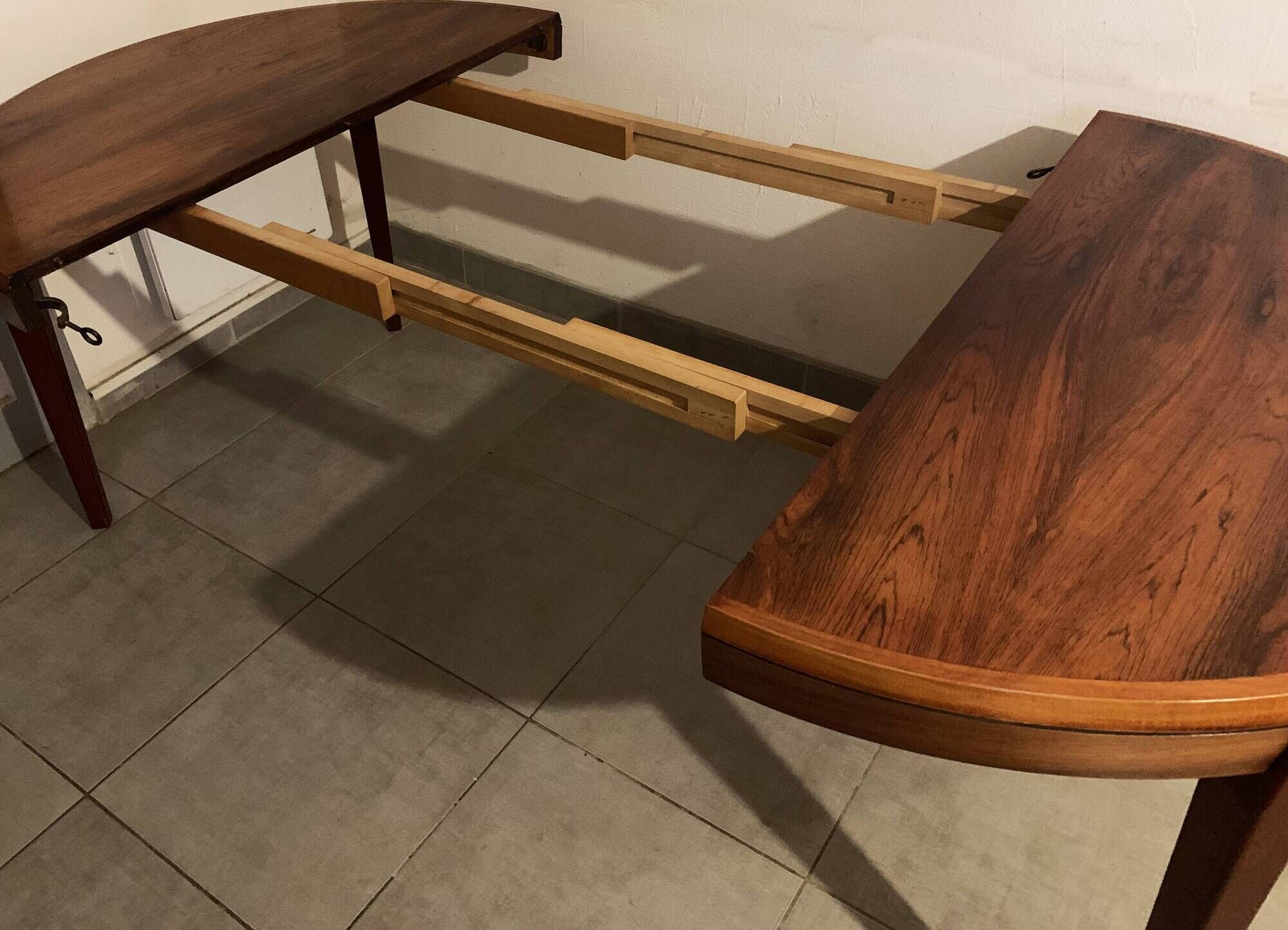 Dining table by Vestervig Eriksen Scandinavian rosewood from the 60s extendable