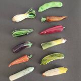 "Vallauris" type knife holders from the 60s, set of 11