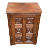 Vintage solid wood commode in Breton style