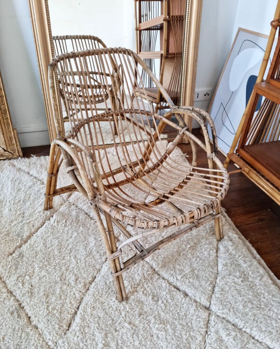 Fauteuil en rotin