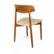 Set of 6 teak chairs, Harry Østergaard, Randers Møbelfabrik, Denmark, 1960