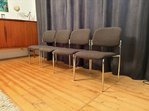 Set of four chairs, 1980s