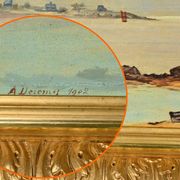 Oil painting, signed A.Derémy – 1902