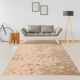 1.6x2.3 m beige and brown wool carpet