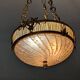 Suspension lamp Lucien Gau in bronze