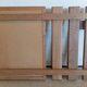 Wall-mounted wardrobe in solid oak