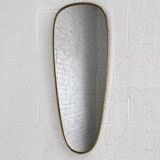 Golden rearview mirror and free form from the 1950s