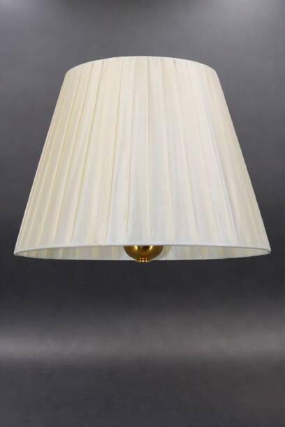 Bronze Gilt Bouillotte Lamp with Pleated Shade