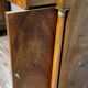 Empire period walnut bedside table or nightstand circa 1800