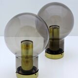 Pair of vintage Dutch ceiling lights by Raak 36 cm