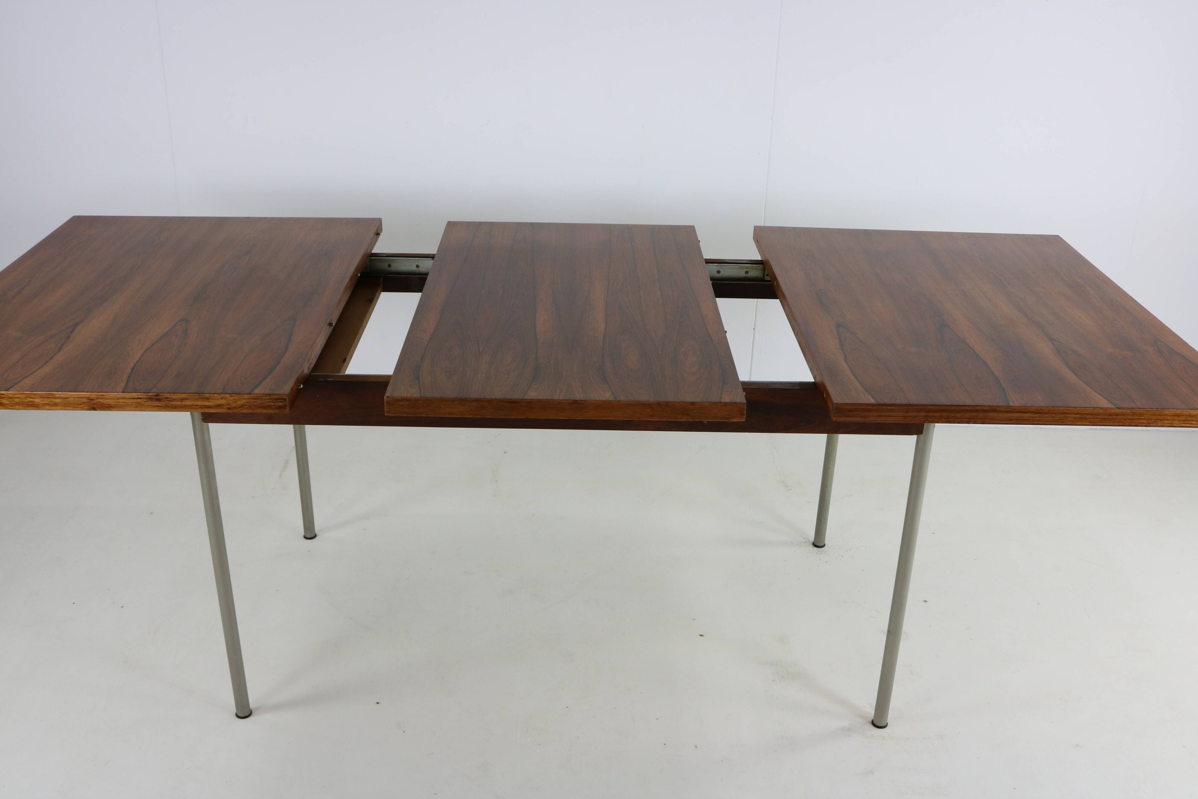 Sixties design rosewood dining table by Cees Braakman for Pastoe