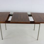 Sixties design rosewood dining table by Cees Braakman for Pastoe